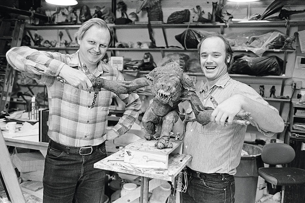 A love for stop-motion animation helped to forge a life-long friendship between Muren and Phil Tippett.