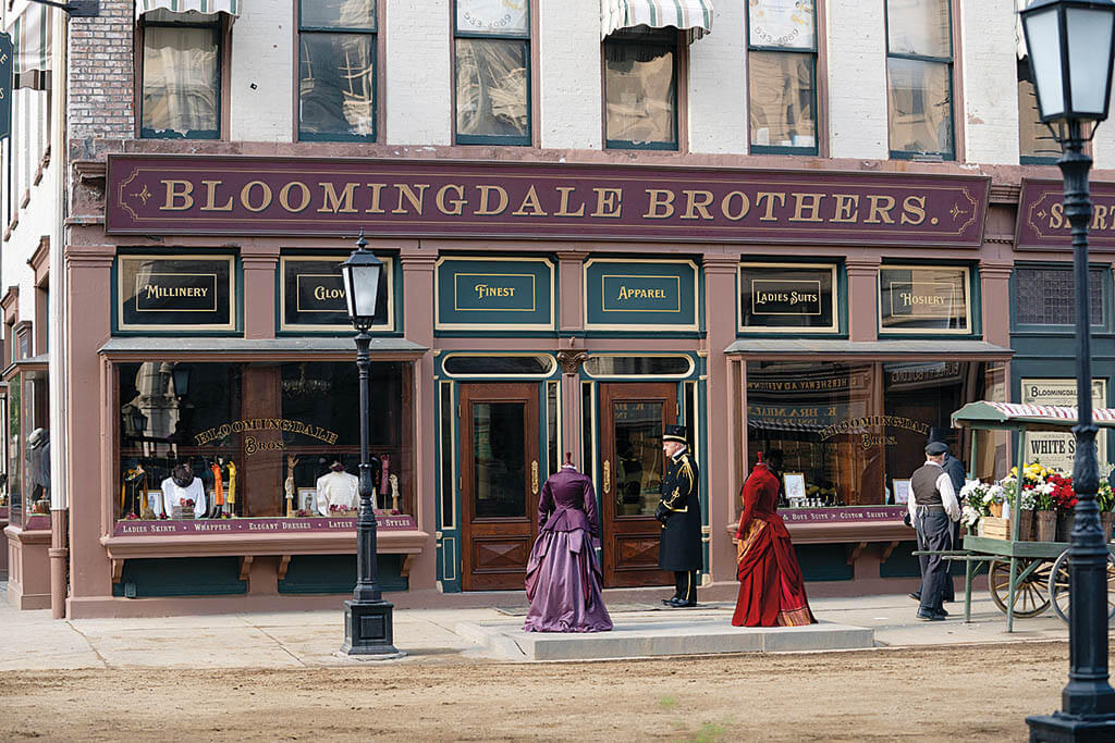 The boom age of the 1880s in New York is stylishly captured in The Gilded Age. (Photo: Alison Cohen Rosa. Image courtesy of HBO)