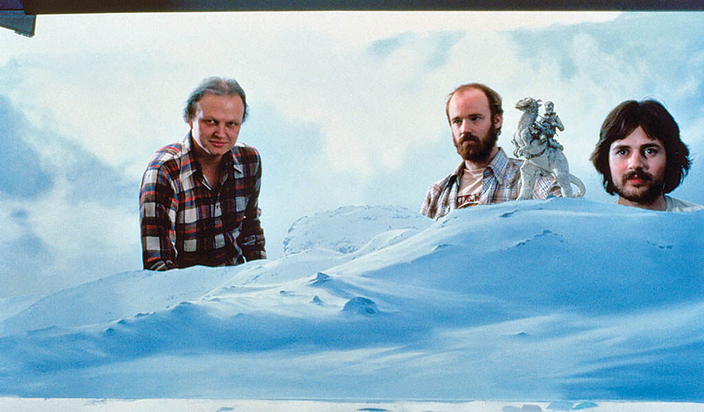 When tasked to incorporate a tauntaun into the aerial photography forThe Empire Strikes Back, Muren realized that there was never only one solution. 