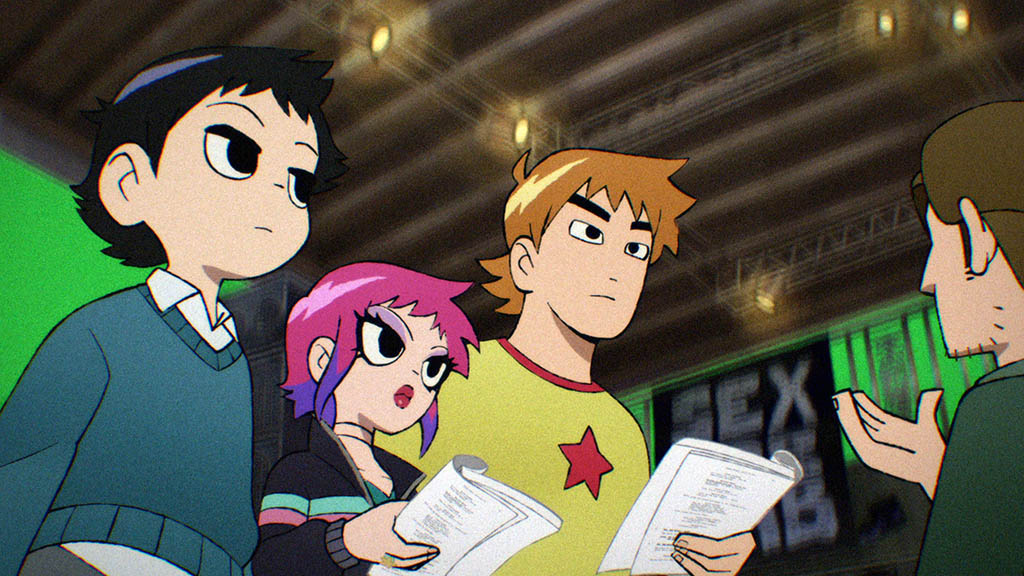 One of the new environments is the movie studio storyline, which was inspired in part by the making of the feature Scott Pilgrim vs. the World.