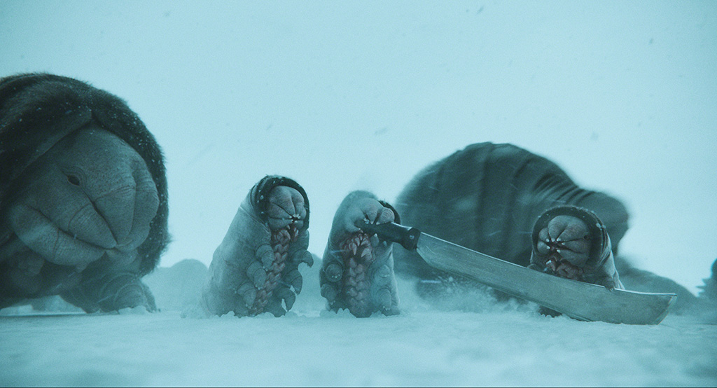 A fun part for the animation team was assisting in designing the Creepers from scratch. 