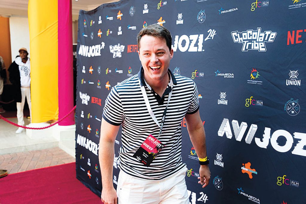 Netflix VFX Manager Ben Perry, who oversees Netflix’s VFX strategy across Africa, the Middle East and Europe, at AVIJOZI 2024. Netflix is a partner in AVIJOZI with Chocolate Tribe.