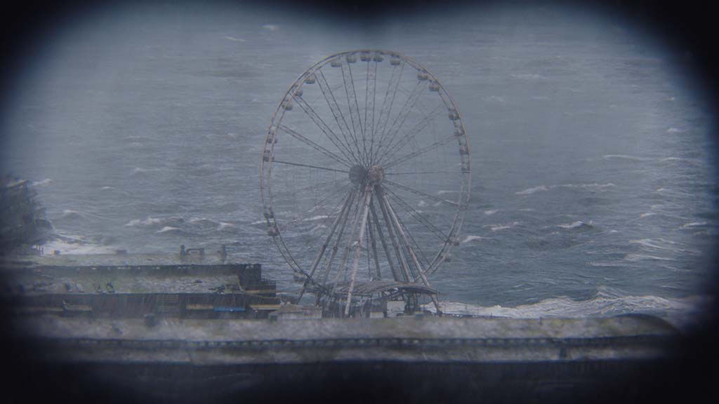 Drone footage of the Aquarium, Great Wheel and a number of other Seattle buildings allowed DNEG to create a full photogrammetry scan of each location.