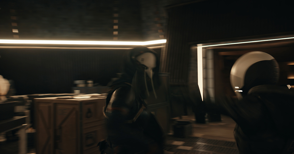 Stunt rehearsals were critical in choreographing the fight between Taskmaster and Ghost inside the vault.