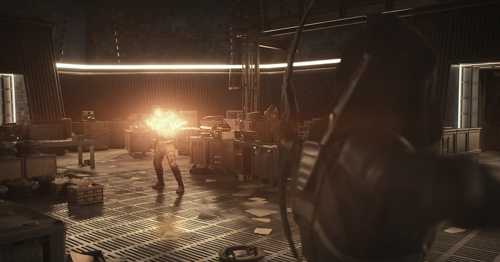 Explosions were dialed down to make them more believable. 