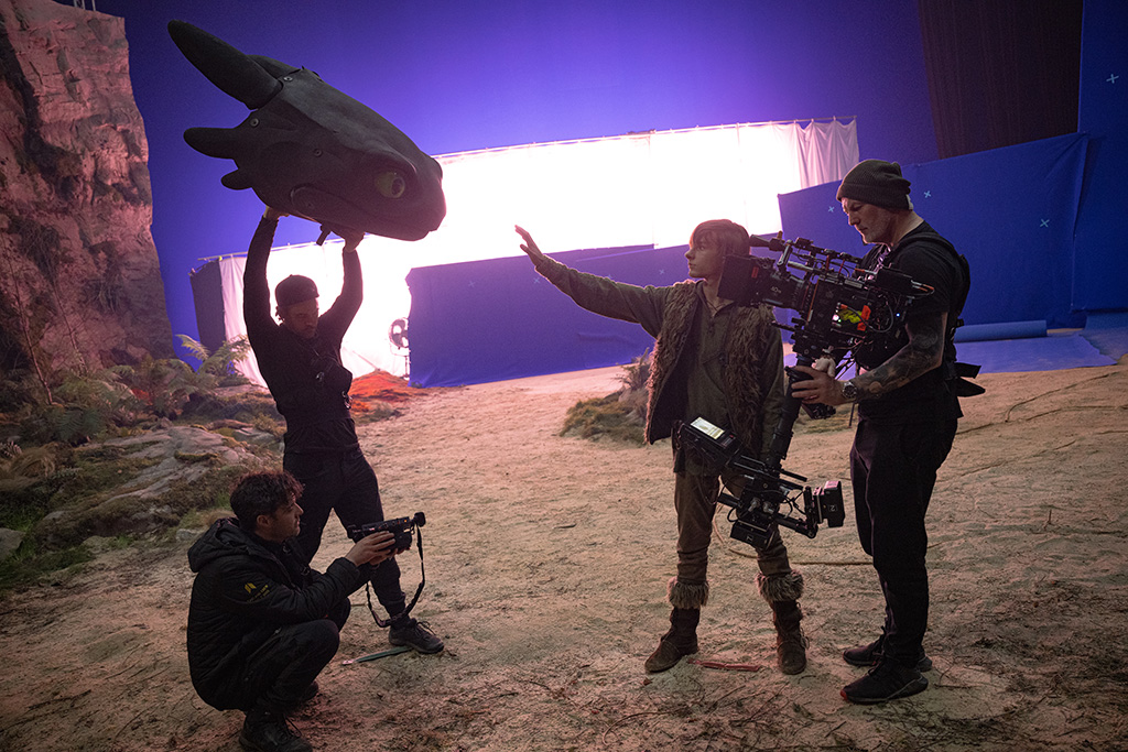 One of the hardest scenes to recreate and animate was Hiccup befriending Toothless. 