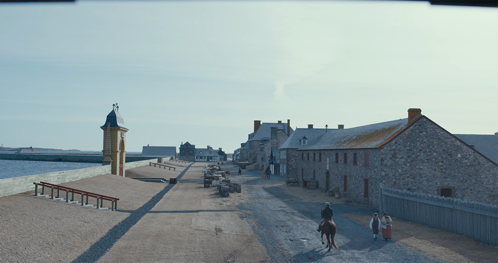 Reference images were provided of the practical set pieces, including vehicles.
