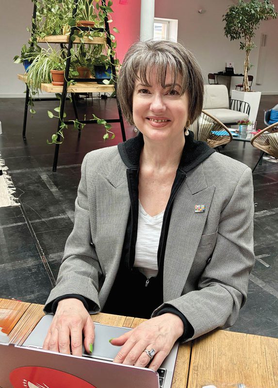 Visual Effects Producer Robin Saxen at 2025 FMX in Stuttgart where she spoke about the art of producing for visual effects.(Photo courtesy of Robin Saxen) 
