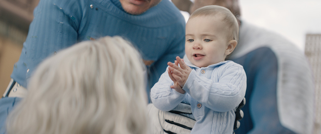 Blankets came in handy when Sue Storm was holding Baby Franklin in her arms.