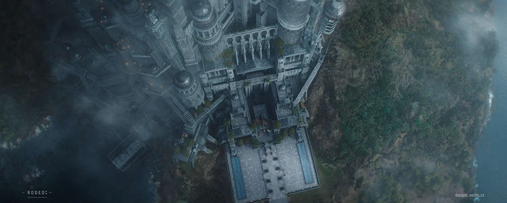 The initial size of Dream’s Palace had to be significantly scaled back to enable humans to stand out in semi-wide shots.