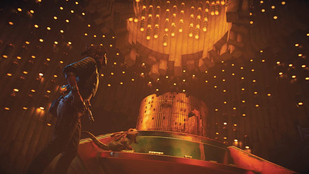 Ray tracing was an important part of being able to light the cryogenic room properly and consistently.