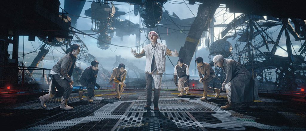 Ingenuity Studios provided and coordinated the visual effects work for the music video for “My Universe” by Coldplay + BTS, with contributions from AMGI, BUF, Rodeo VFX and Territory Studio.(Image courtesy of Ingenuity Studios) 