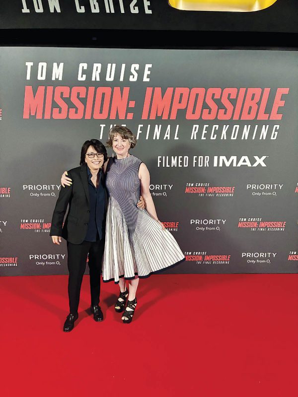 Saxen attends the London premiere of Mission: Impossible – The Final Reckoning. (Photo courtesy of Robin Saxen)