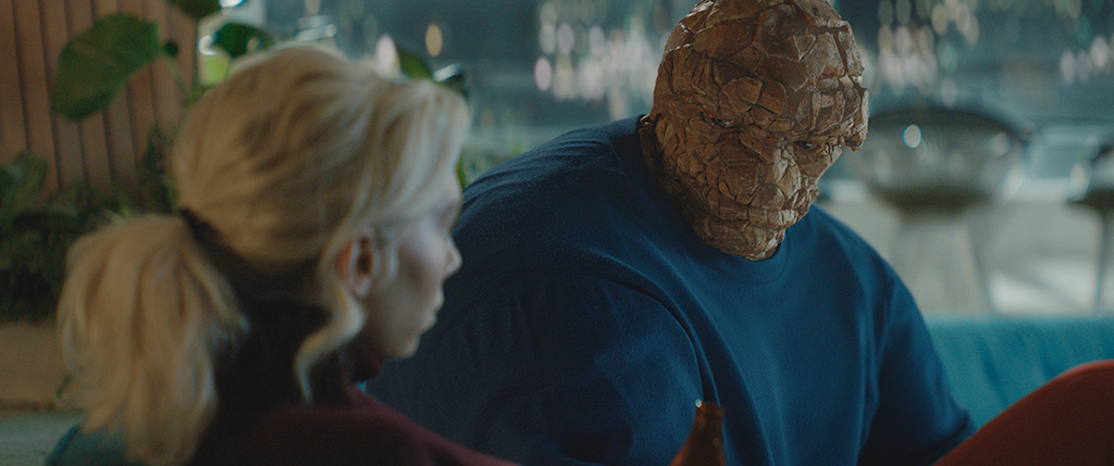 Shadows had a major role to play in getting the face of the Thing to convey the proper emotion. 