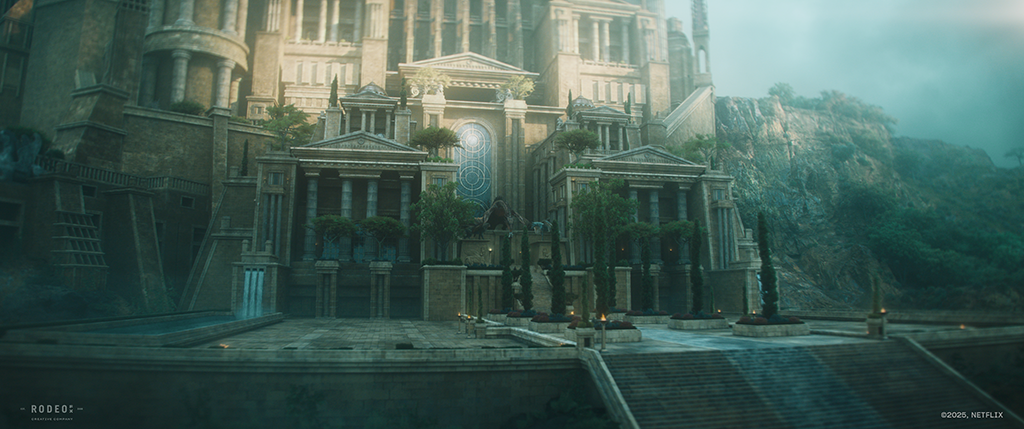 Vegetation like bushes were important to make sure that the imagery did not look too clean and CG. 
