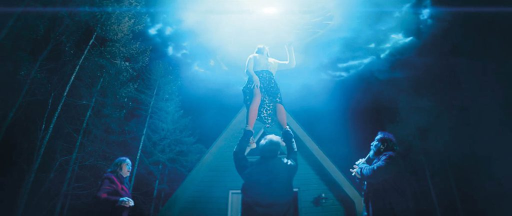 Actor-turned-series-creator Chris O’Dowd’s Small Town, Big Story features sleek, stylized VFX from Outer Limits Post Production. (Image courtesy of Outer Limits)