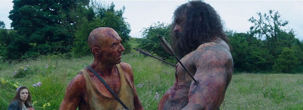 Prosthetic arrows were digitally extended.