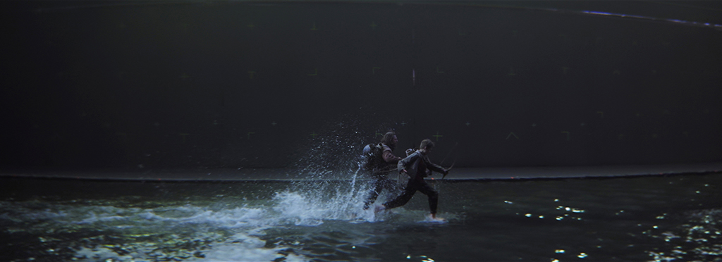 The Causeway Chase was the most complex sequence to execute as it features 130 shots that are mostly fully CG.