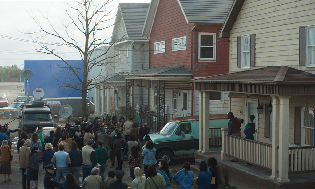 Practical houses were constructed, which helped ground the digital extensions.