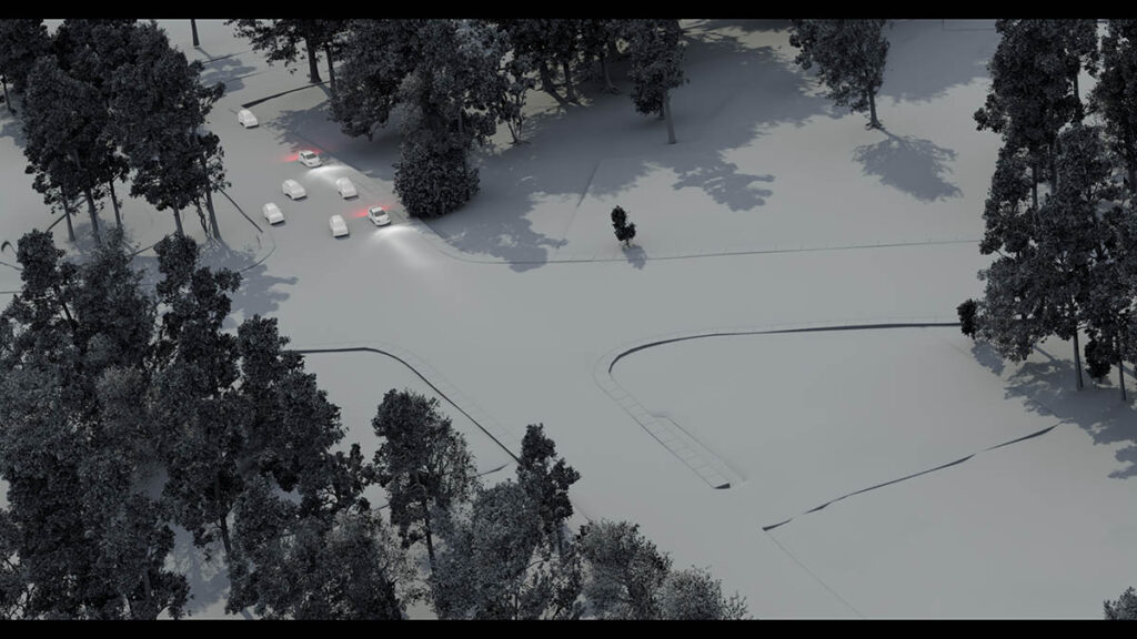 Traffic is a huge player in the narrative as it stops people from getting away.