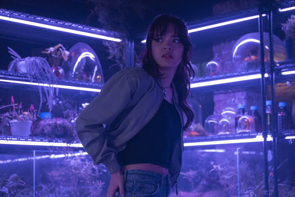 The basement botany lab was a separately constructed set. 