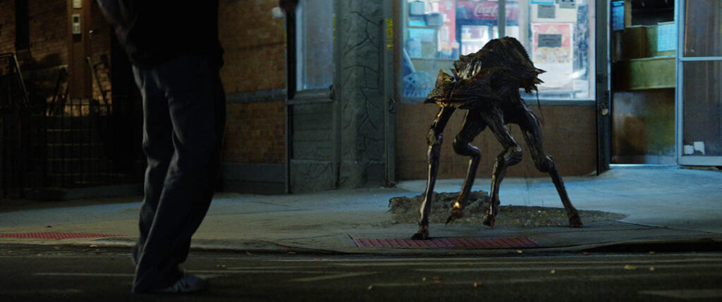 The final creature is 100% built-up of a ferrofluid-like substance. 