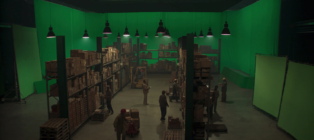 Reminiscent of the iconic closing shot of Raiders of the Lost Ark is the opening sequence that takes place at Army Medical Museum.