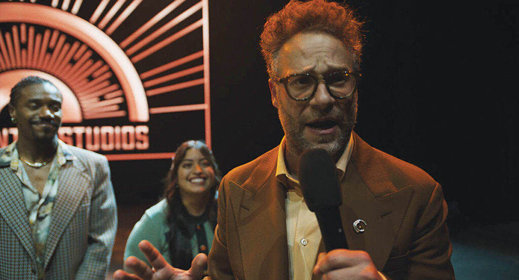 MARZ has worked on shows such as The Studio and has embraced technology as a means to level the playing field. (Image courtesy of MARZ and Apple TV)