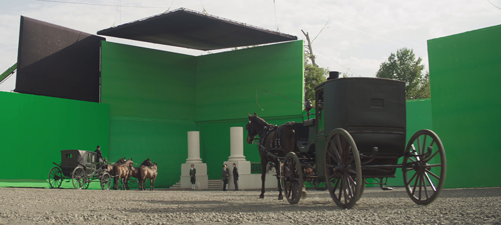 The White House was treated as character in its own right. 