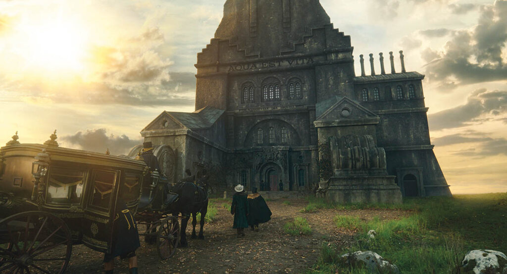 The old hydro water treatment tower never existed and came to life through the combined efforts of Tamara Deverell and Dennis Berardi.