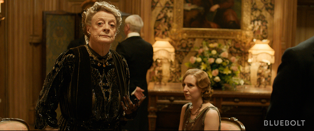 Footage from previous shows found in the Lady Mary’s Memories sequence had to be up-res'd.