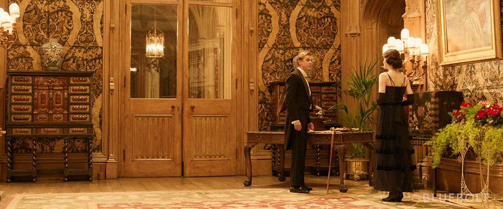 The lighting provides a dream-like quality to the Lady Mary’s Memories sequence.