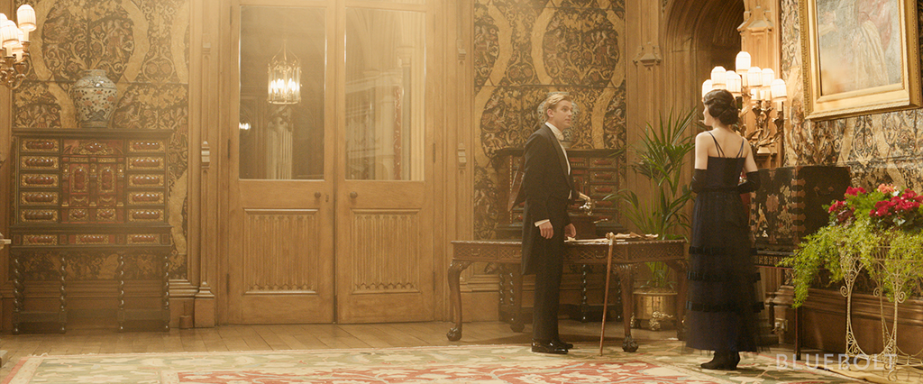 The lighting provides a dream-like quality to the Lady Mary’s Memories sequence.