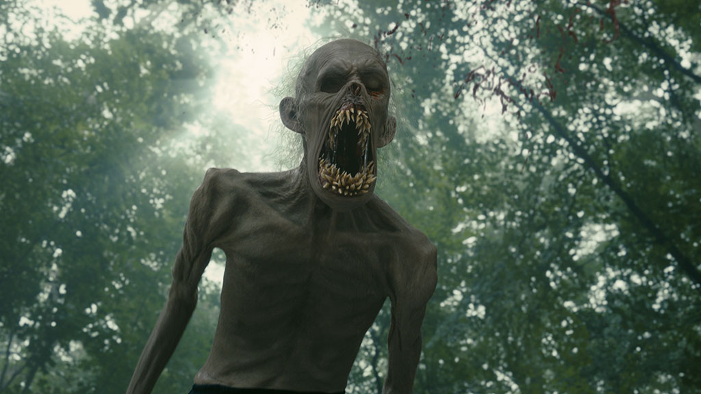 Once the animation had been finalized by the client, Digital Domain had to go back in and manually trigger certain muscles to do particular things and keep the skin from sliding too much because too much skin sliding took away from the muscles flexing. 