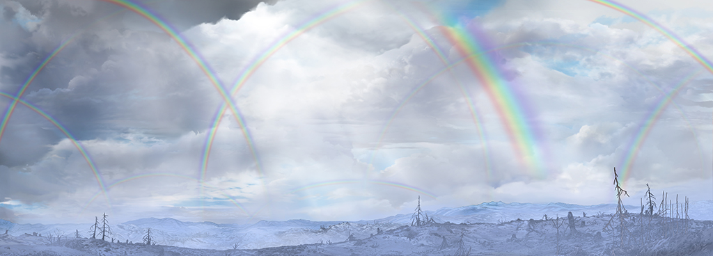 Rainbows are associated with time-travel.