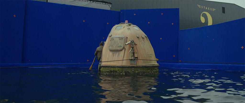 Bluescreen was utilized for the arrival at Liverpool.