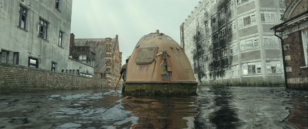 Bluescreen was utilized for the arrival at Liverpool.