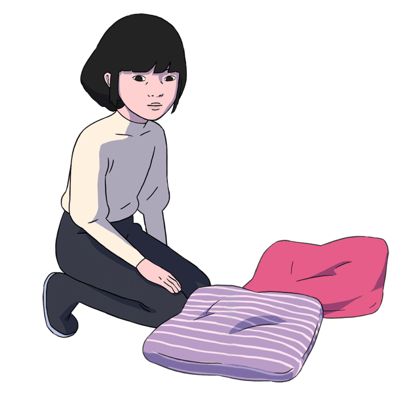 Iris is often left on her own to manage things, as her parents are busy working elsewhere.