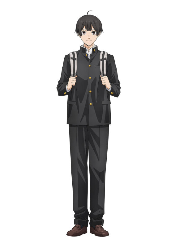 Ayato Yorita’s defining traits are his smooth, glossy hair and cowlick. (Image © Saka Mikami, KODANSHA/"The Fragrant Flower Blooms with Dignity" Committee)