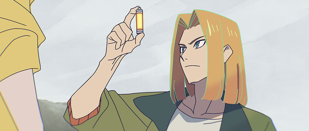 River Phoenix inspired Ron’s character design.