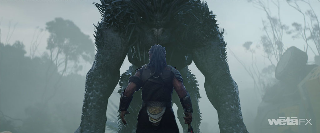 Once the team began inserting the Kalisk into shots, the creature went through yet another redesign.