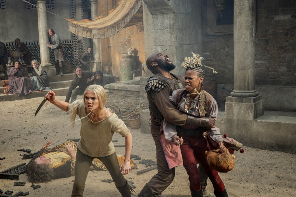 Ciri and the Rats fight for their lives against Leo Bonhart, a ruthless bounty hunter. 