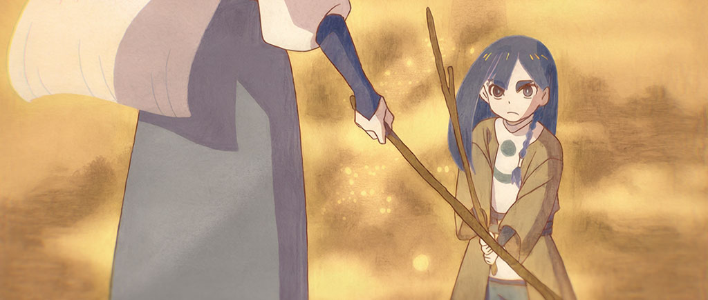 There is a vagueness to the flashbacks to indicate that F is reminiscing about her time as Shad-Rah’s Padawan.