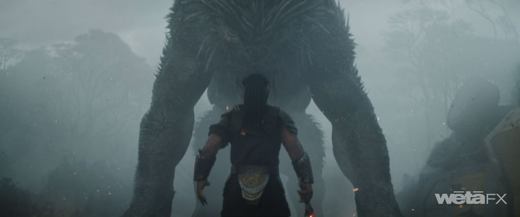 Once the team began inserting the Kalisk into shots, the creature went through yet another redesign.