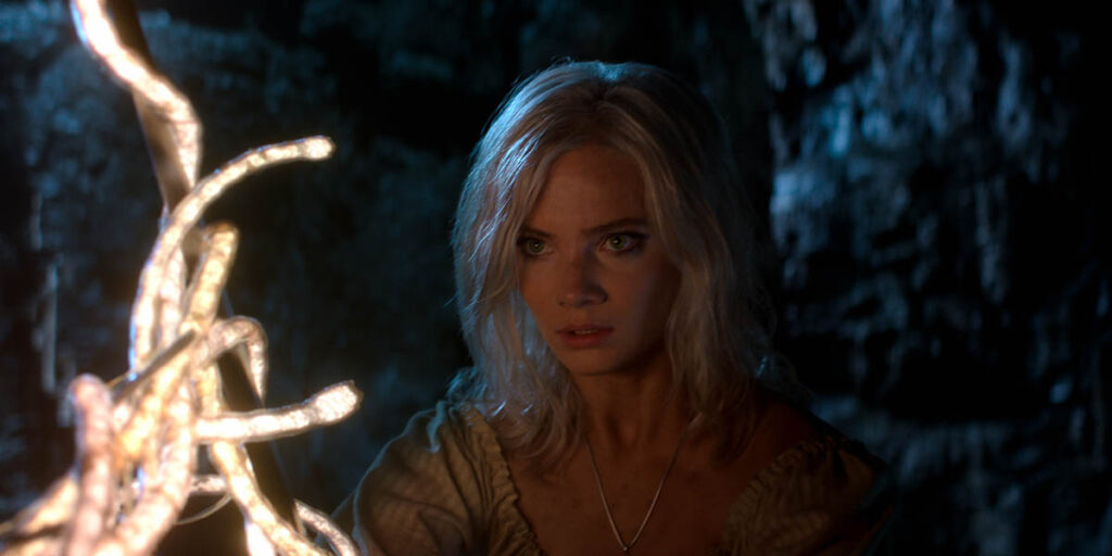 LEDs helped achieve the correct lighting interactions for the parasite-infected Greylock that Ciri confronts.