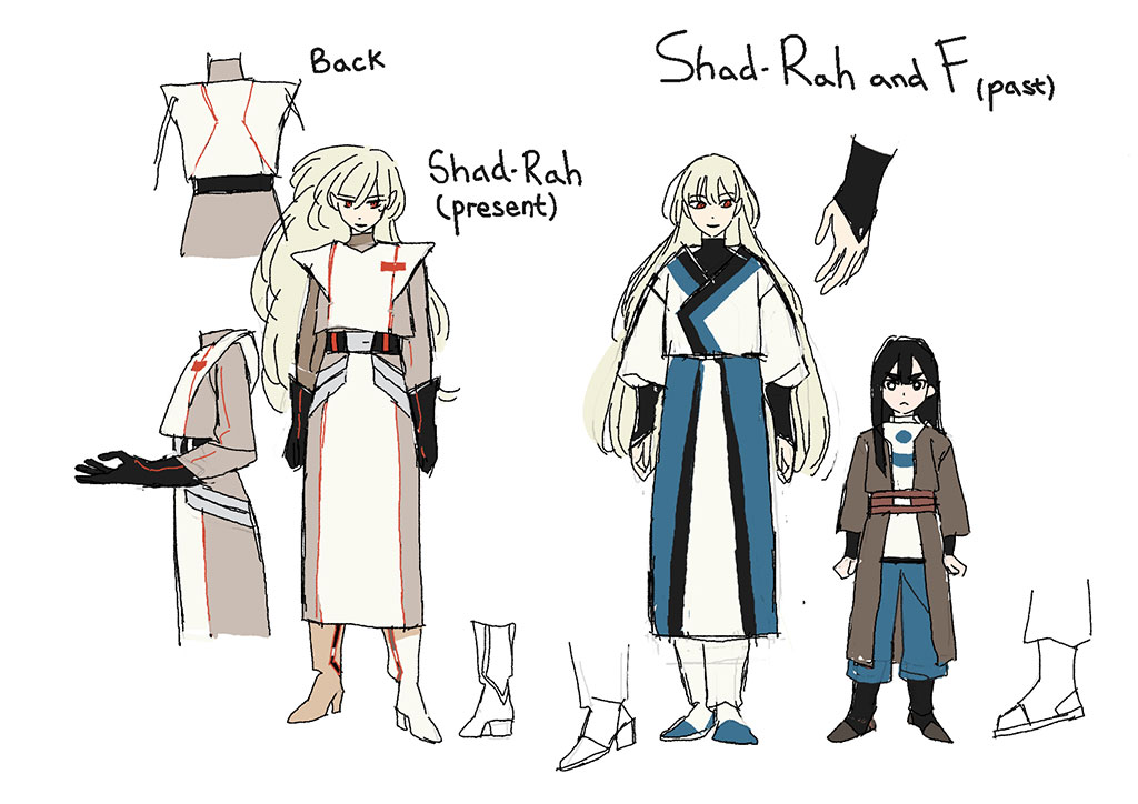 A conceptualization of the past and present versions of Shad-Rah.