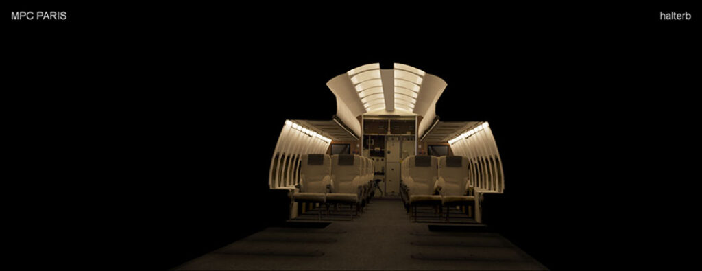 Extending the interior of the jet.