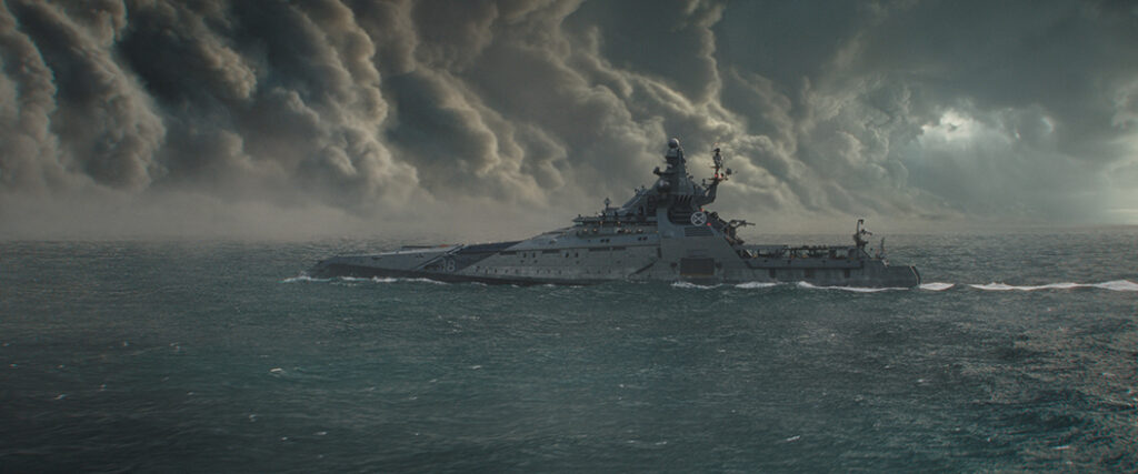 A storm protects Skull Island from human intrusion.