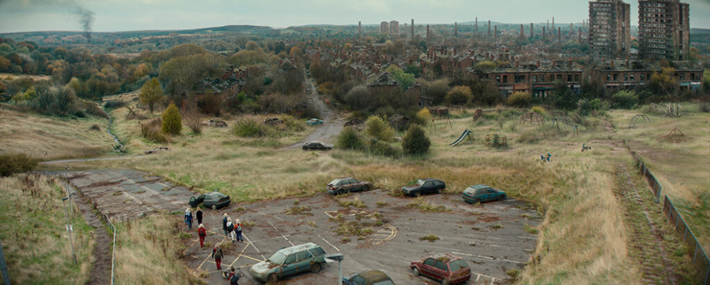 A lot of work went into dressing locations, both physically and digitally, for the rewilding. 