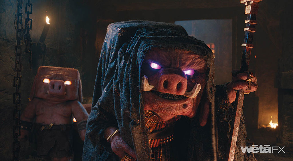 The evil Malgosha can be found in A Minecraft Movie, based on the hugely popular Minecraft video game from Mojang Studios. (Image courtesy of Wētā FX and Warner Bros. Pictures)